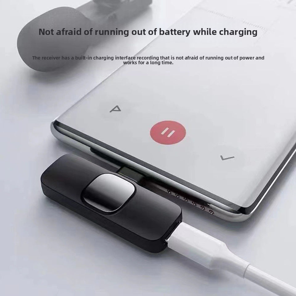 Wireless Lapel Microphone with Bluetooth