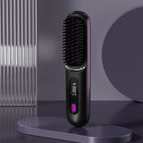 Rechargeable electronic hair straightener