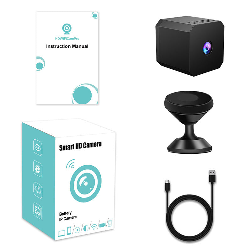 High-definition wireless camera with built-in WiFi, no plug-in required
