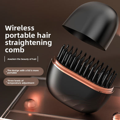 Wireless Hair Straightener and Curling Iron Comb