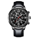 Fully automatic quartz wristwatch with calendar and luminous function