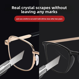 Crystal Glass Anti-Fatigue Reading Glasses