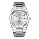 Men's steel bracelet watch