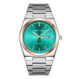 Men's steel bracelet watch