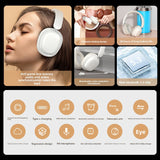 Wireless Bluetooth Headset with Microphone, Noise Cancelling, Foldable