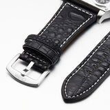 Men's Square Dial Quartz Watch with Imitation Leather Strap