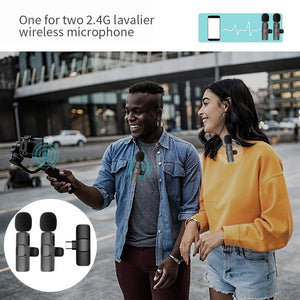 Wireless Lapel Microphone with Bluetooth