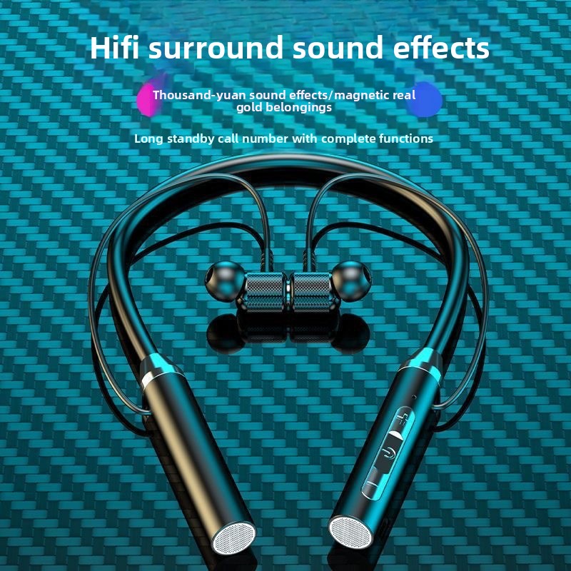 Wireless Bluetooth Neckband Headset