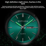 Men's steel bracelet watch