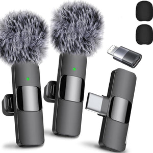 Wireless Lapel Microphone with Bluetooth