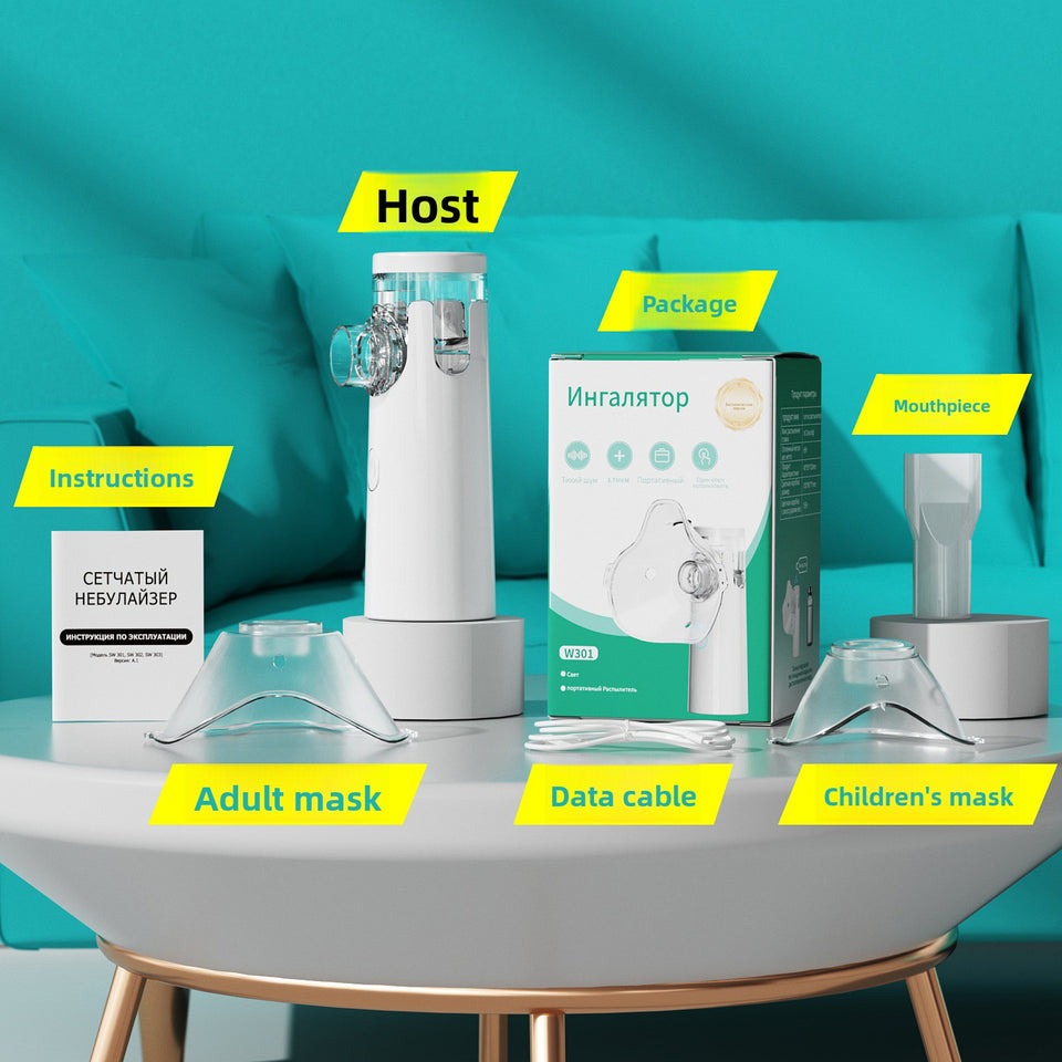 Portable Mesh Nebulizer for Home Use